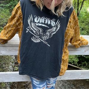 Vintage vans flannel Rework